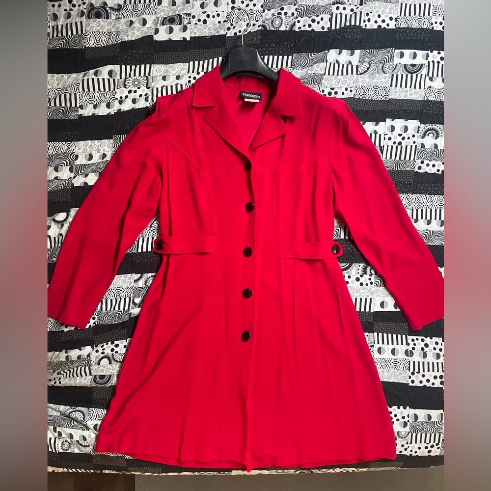 Vintage trench coat dress, Size 12
